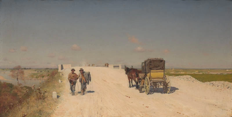 Giuseppe De Nittis - La strada da Napoli a Brindisi